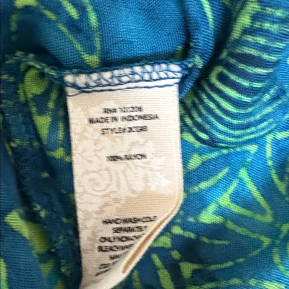 Soft Surroundings Blue and Green Tunic - Picture 5 of 5